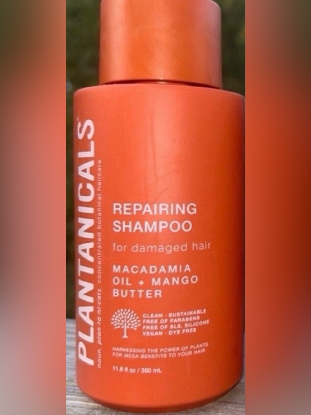 PlantanicalS Repairing Shampoo — Coral Orange for Damaged Hair